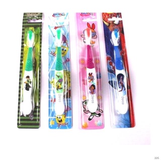 [2XX]▼◈ZW CARTOON character ben10 spiderman dora spongebob Kids Soft Toothbrush sold by each #1