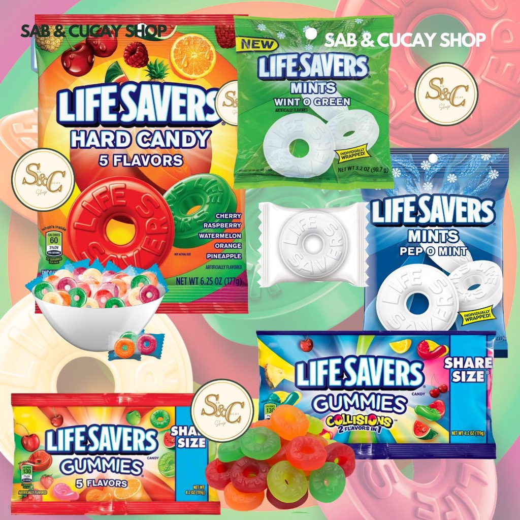 LifeSavers 5 Flavors Hard / Gummy Candy Bag | Shopee Philippines