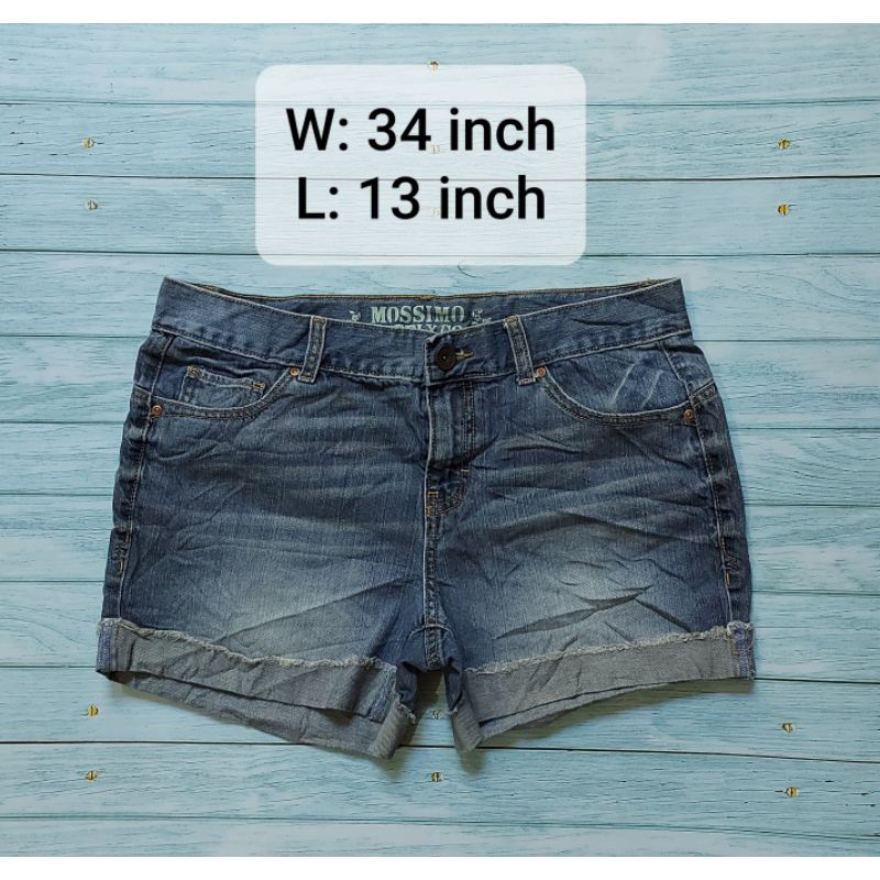 mossimo jean shorts womens