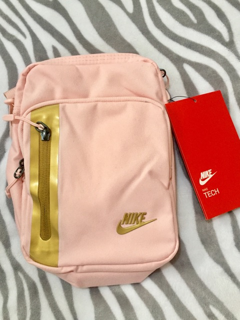 nike tech crossbody bag pink