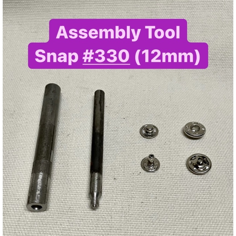 Fastening Assembly Tool for Metal Snap Button 330 12mm (1 PC) Shopee