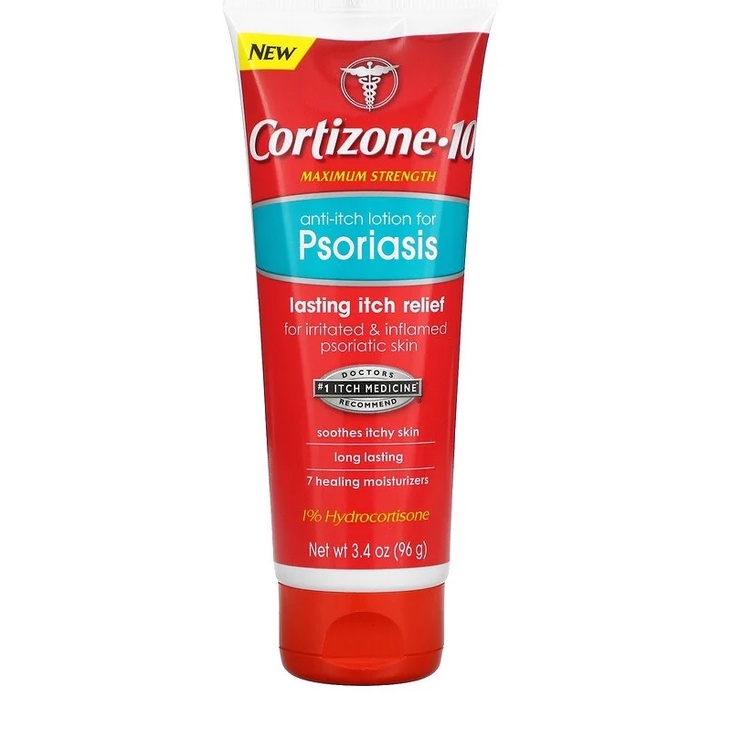 Cortizone 10, Anti-Itch Lotion For Pso riasis, Maximum Strength, 3.4 oz ...