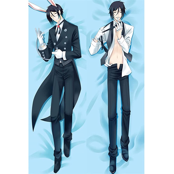 Anime Black Butler Pillow Case Cover Hugging Body 20x60 inches 
