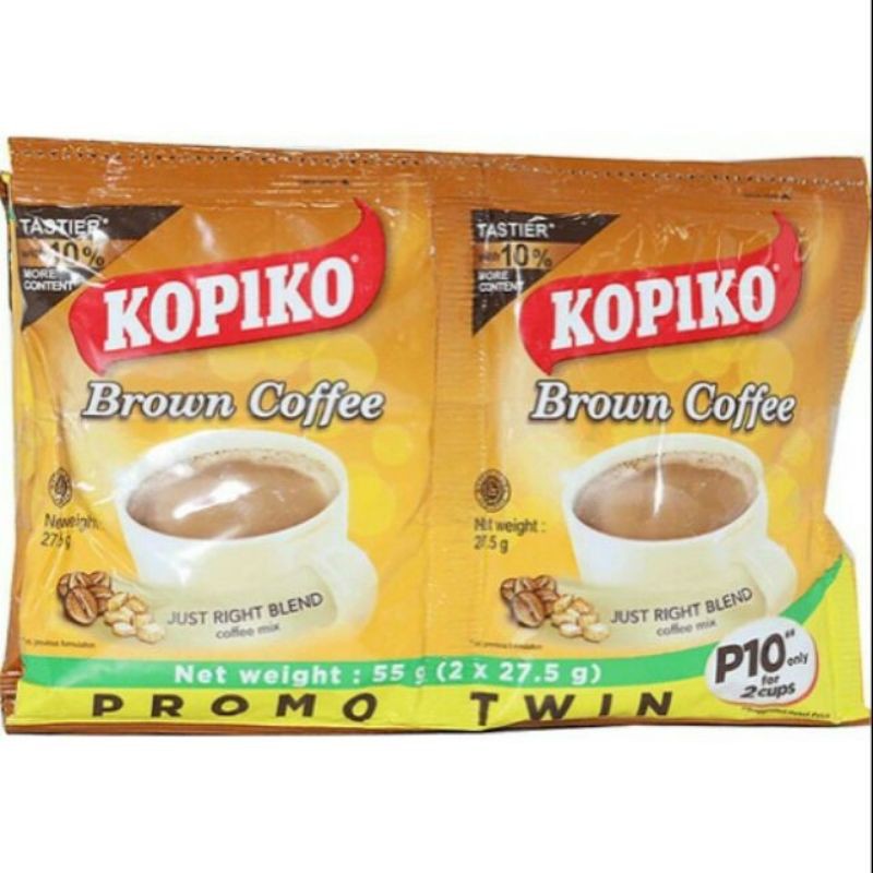 Kopiko Brown Coffee 26.5g/10 packs (Twin) Shopee Philippines