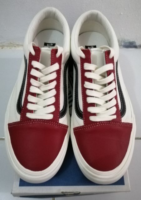 vans red dahlia old skool