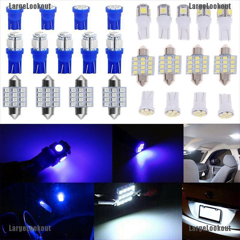 blue number plate lights