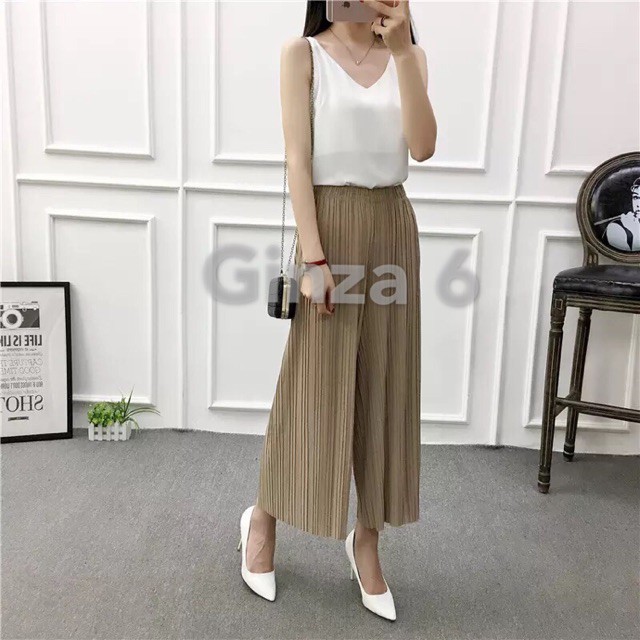 819 Pleated Square pants | Shopee 