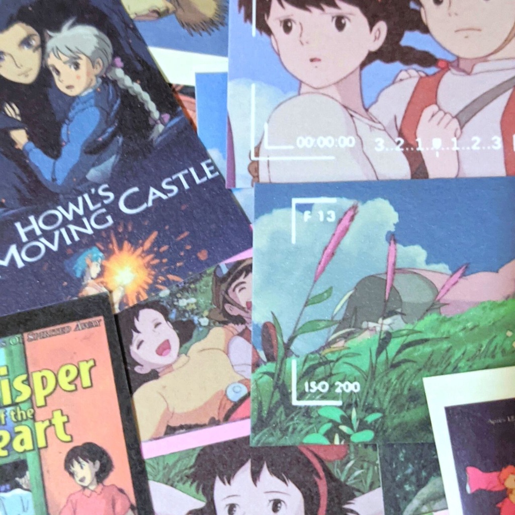 5 Pcs Random Studio Ghibli Washi Sticker Sheets Shopee Philippines