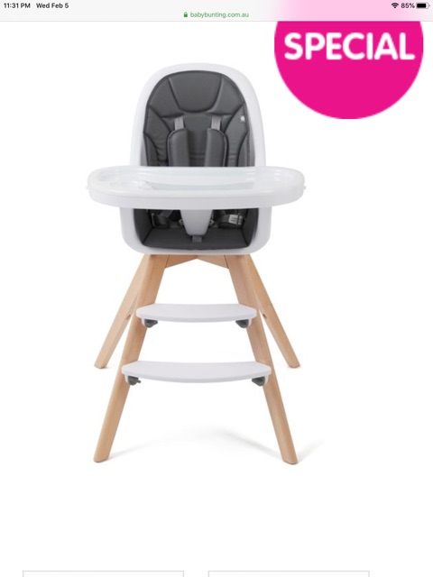 anko portable booster chair