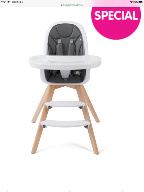 anko portable booster chair