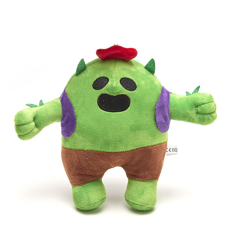 Amine Brawl Game Cartoon Star Hero Spike Shelly Leon Primo Mortis Brinquedo Plush Toy Christmas Gift Shopee Philippines - leon brawl stars brinquedo ou funko