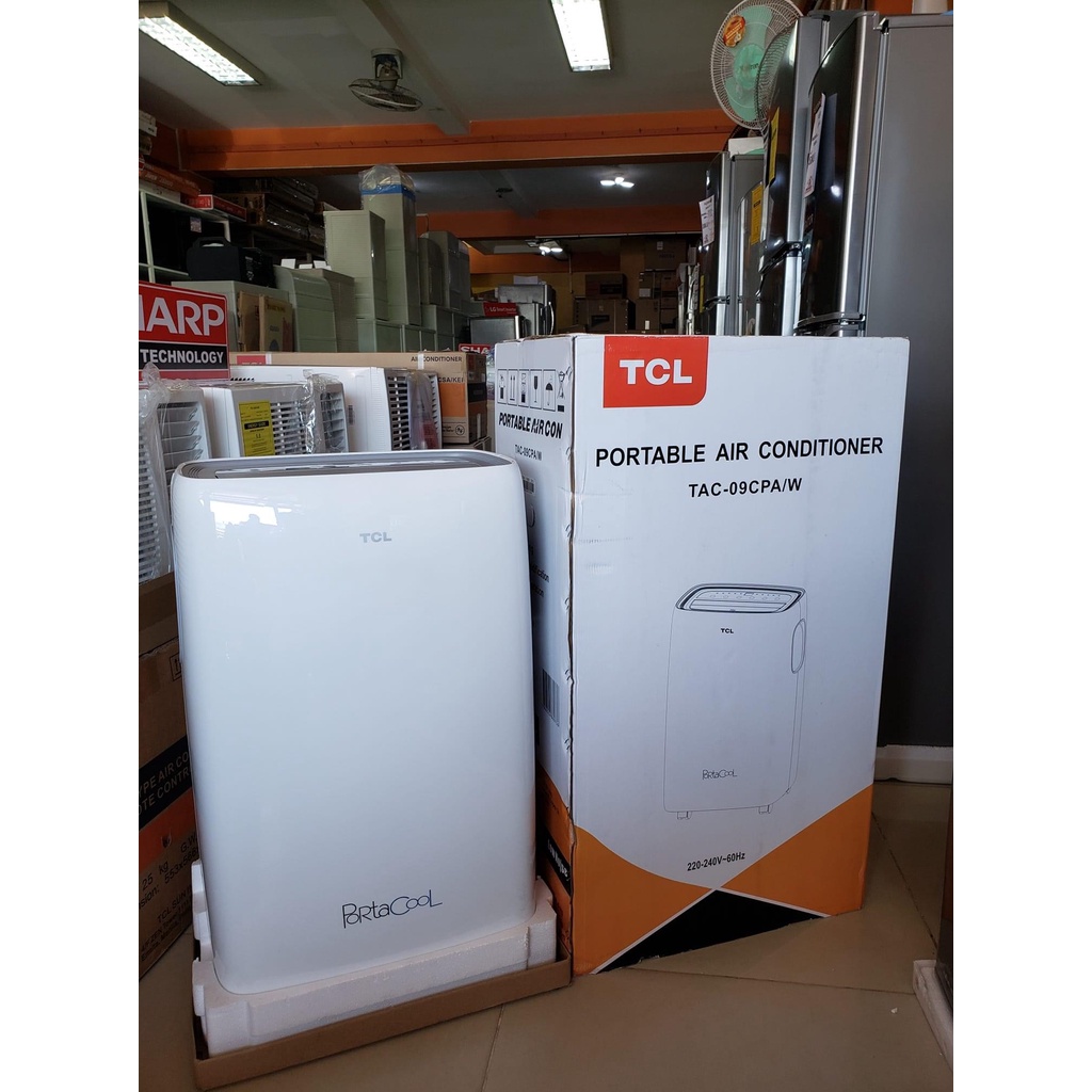 new TCL Portable Air Conditioner. Model TAC09CPA/W Shopee Philippines
