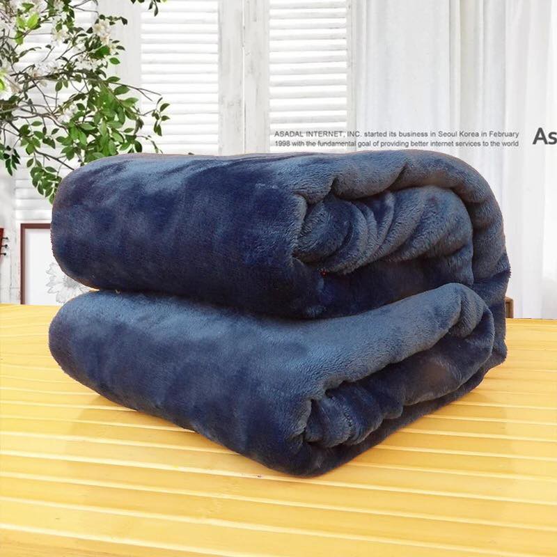 FLEECE MICROFIBER PLAIN BLANKET C3 Shopee Philippines