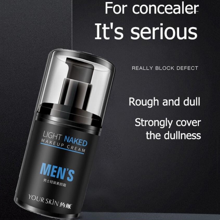 YOUR SKIN Men's Facial Cream Fades Acne Acne Concealer Brightening Lotion /Men's plain cream Mens Skin Tone-Up Cream Light Bright Naked Mens YOUR SKIN Men's BB Cream Facial Cream Fades Acne Acne Concealer Brightening Lotion 50g