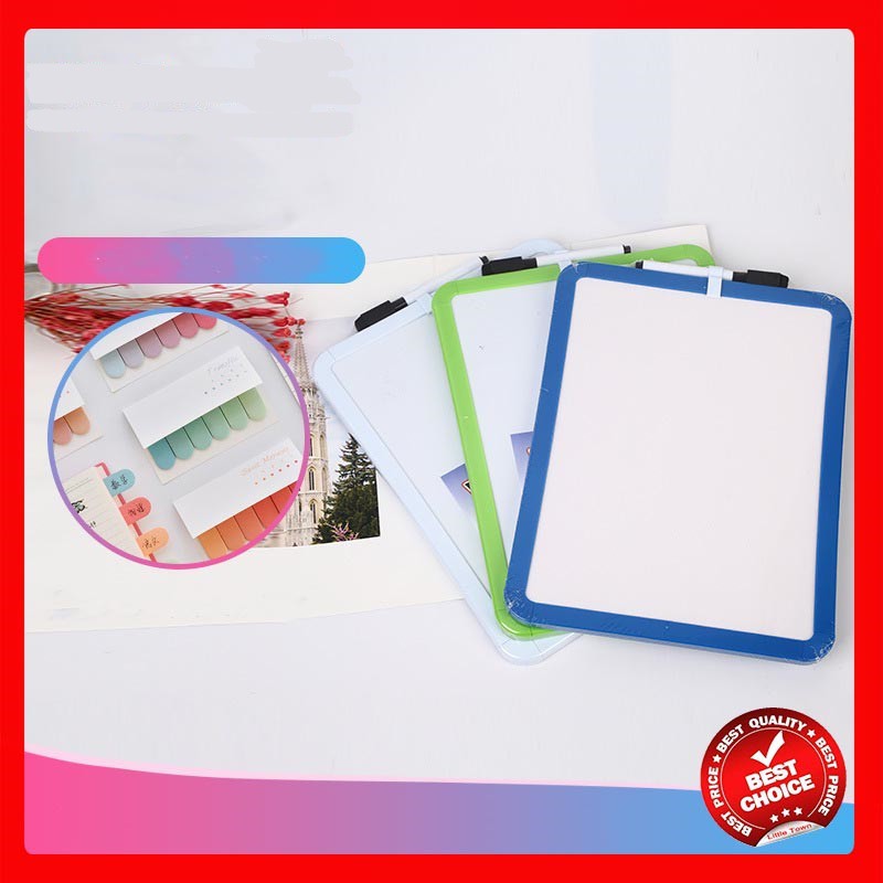 Back to back Magnetic Whiteboard PVC Frame With Magnetic Eraser & Pen ...