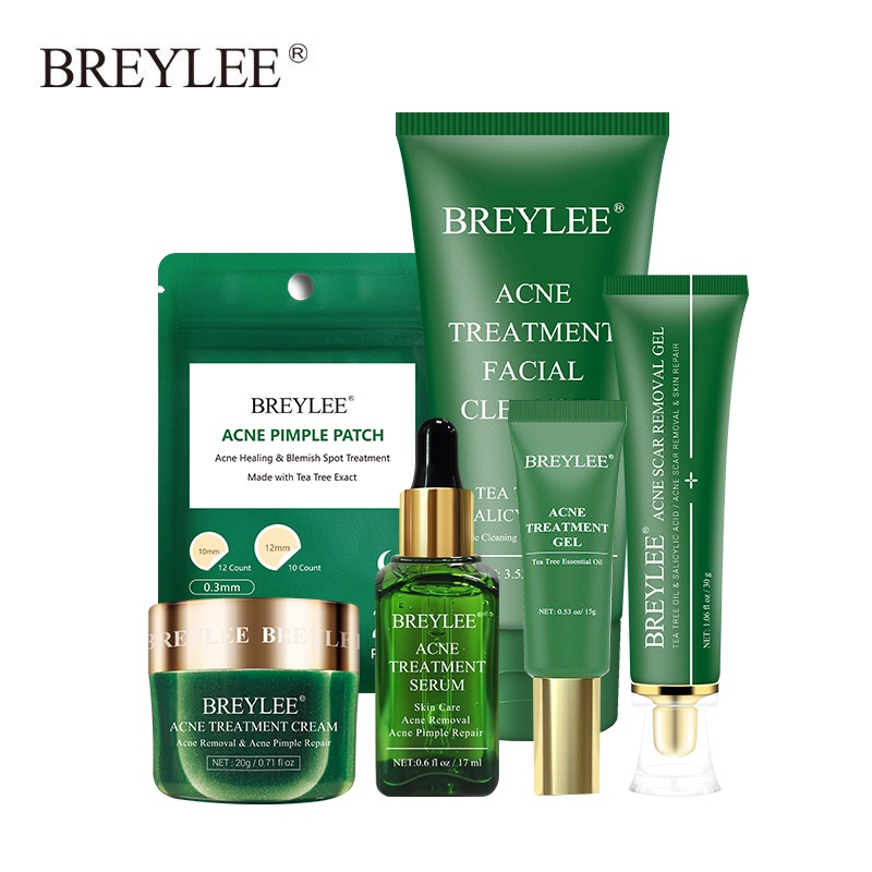 Low price activity Breylee Acne Treatment Set 6 pcs (facial cleanser,acne scars removal gel ,serum ,