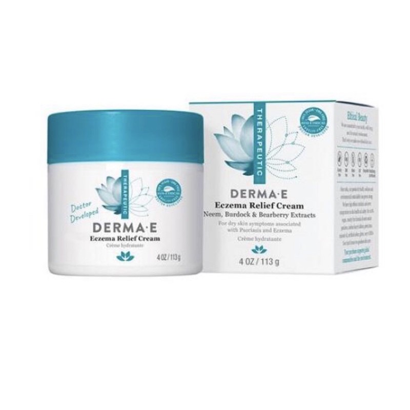 Derma E Eczema Relief Cream 113g | Shopee Philippines