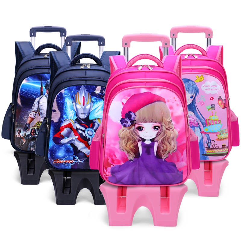 plastic trolley school bags