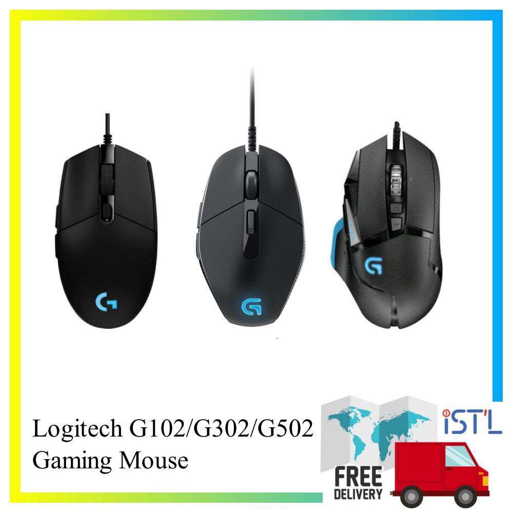Logitech G102 G302 G502 Gaming Mouse Shopee Philippines
