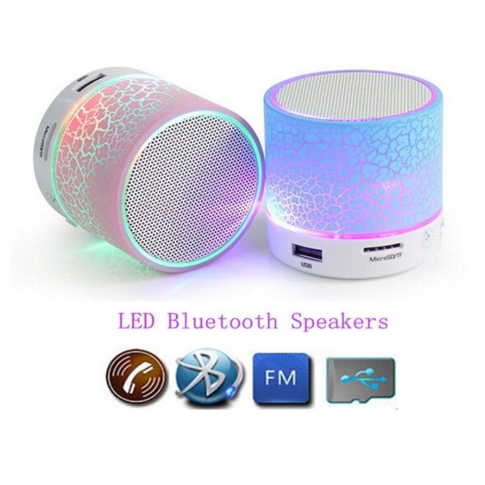 Mini LED Speaker Chargeable Portable 