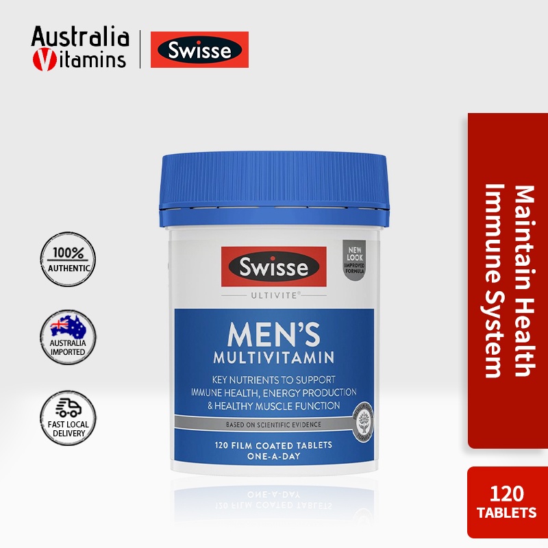 Swisse Men's Multivitamins Ultivite 120 Tablets | Shopee Philippines