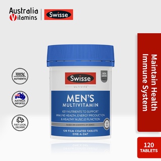 Swisse Men's Multivitamins Ultivite 120 Tablets
