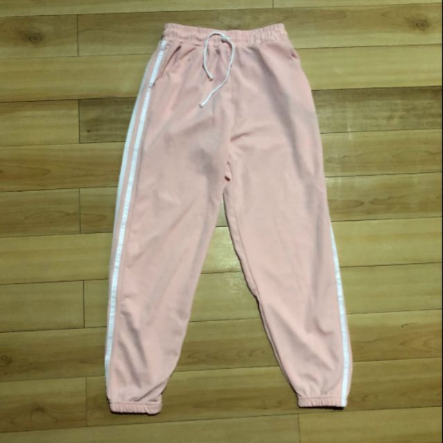 pink jogging pants