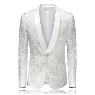 silver prom jacket