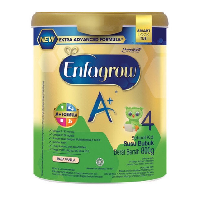 Enfagrow A + 4 Vanilla Flavor Milk Powder 3 12 Years 800 G Shopee Philippines