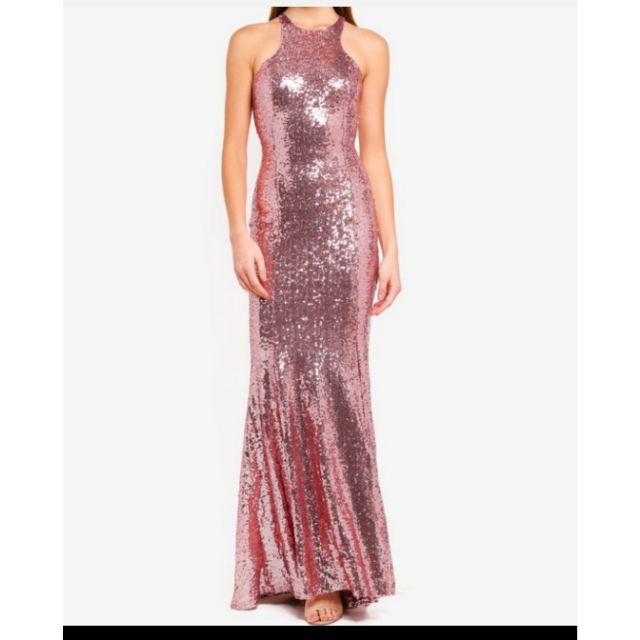 floor length sequin dress