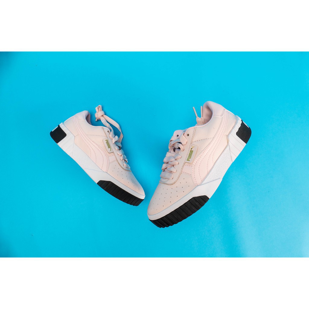 puma cali pink and white
