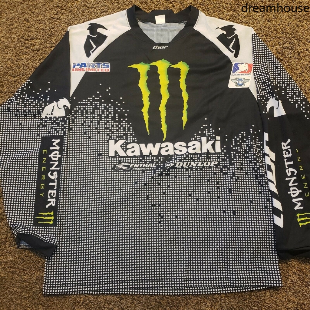 kawasaki dirt bike jersey