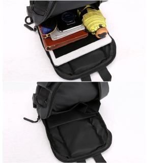 BHK USB Charging Chest Bag Men Anti-theft Sling Shoulder Bag Waterproof Messenger Bag #7