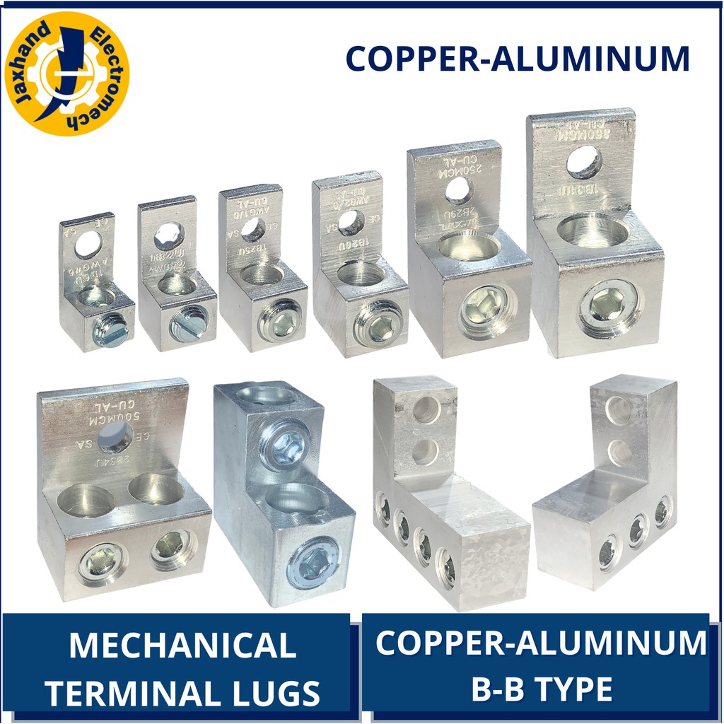 Mechanical Terminal Lugs B-B Type Copper Aluminum | Shopee Philippines