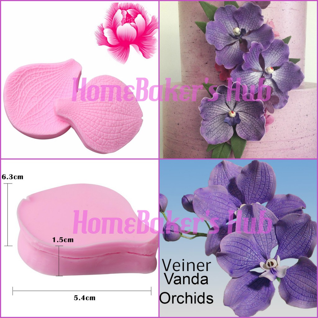 Silicone Mold - Flower Petal Veiner Peony Orchids Blossom