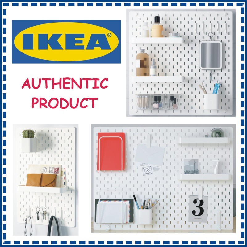 Ikea Skadis Pegboard White, Wall Organizer 56x56cm