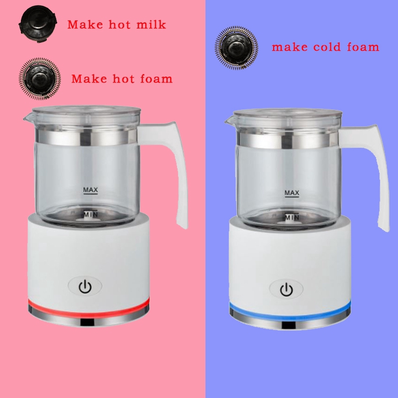 Milk frother, automatic detachable, electric milk steamer, suitable for