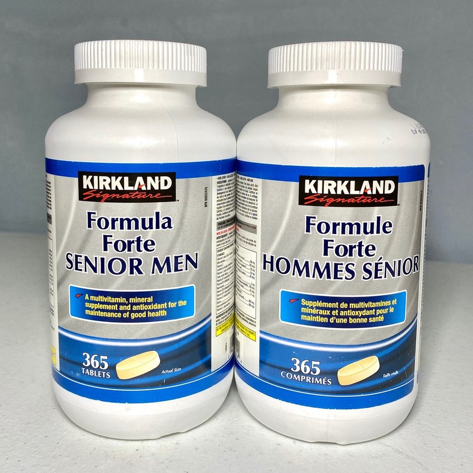 Kirkland Signature Formula Forte Senior Men, 365 Tabs Multivitamins