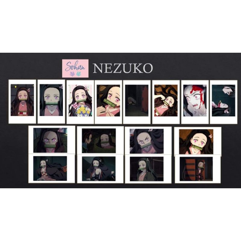 Sohanshoppe Instax Mini Demon Slayer Kimetsu No Yaiba Nezuko Tanjiro Inosuke Giyuu Zenitsu Kocho Shopee Philippines
