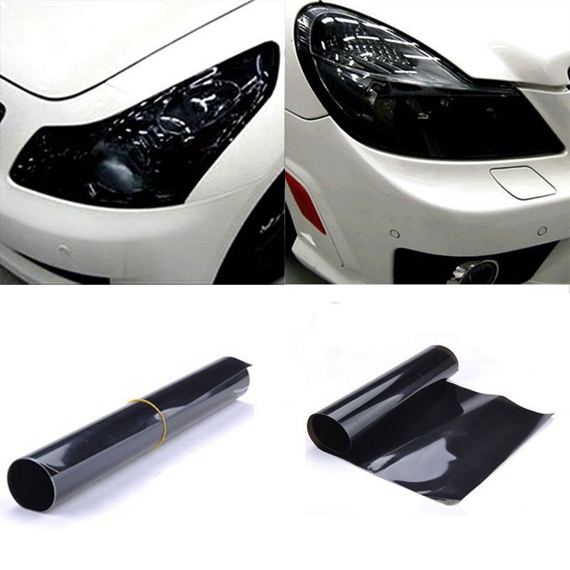 Brand New Gloss Smoke Film Tint Headlight Fog Tail light Vinyl Film