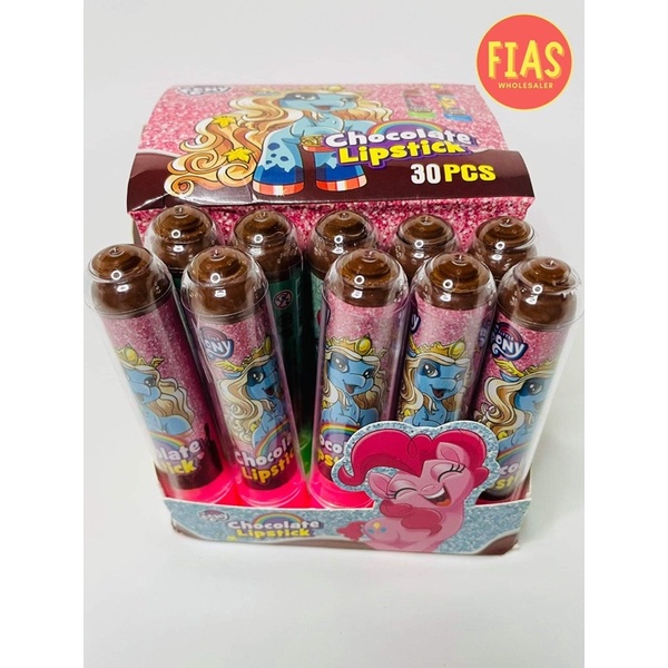 30 Pieces Pony Chocolate Lipstick Candies / Paninda Shopee Philippines