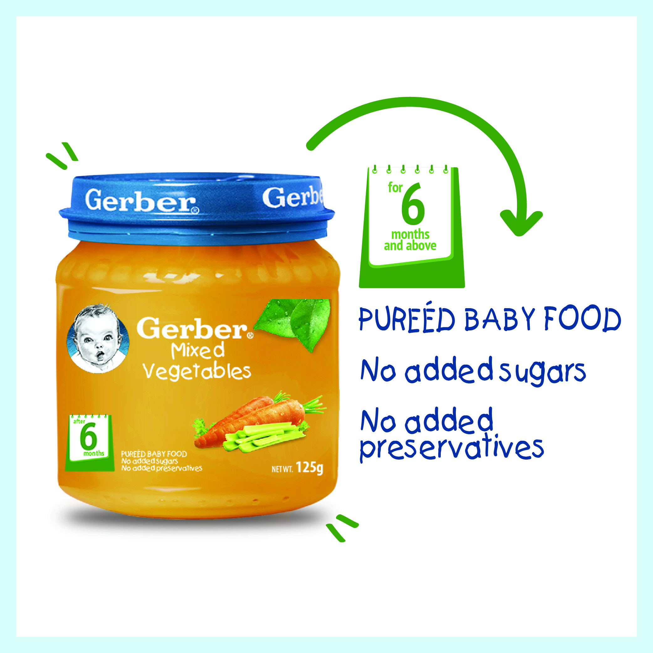 gerber mixed vegetables