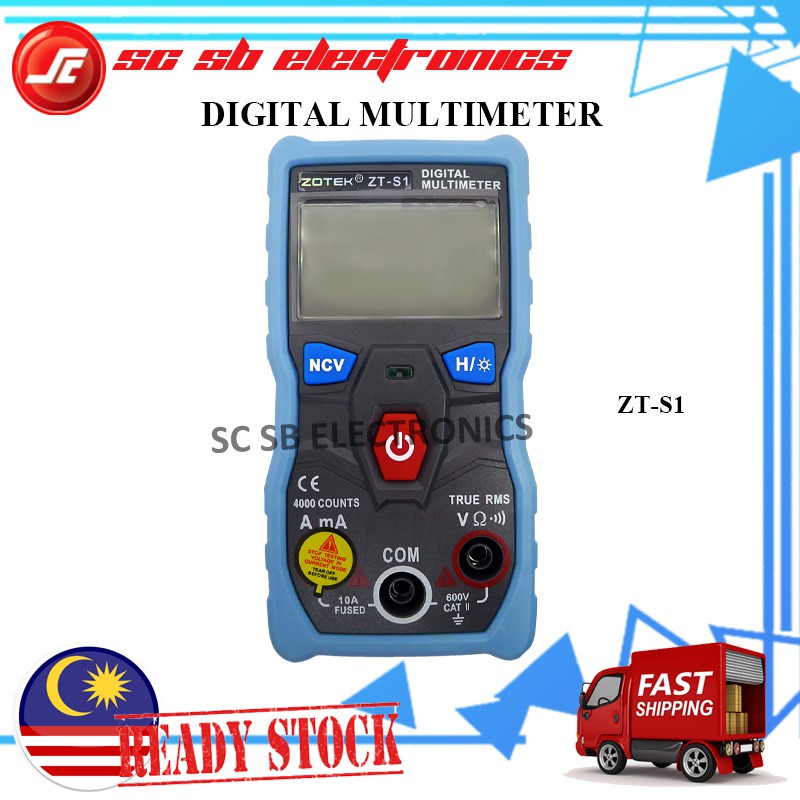 ZOTEK DIGITAL MULTIMETER ZTS1 Shopee Philippines