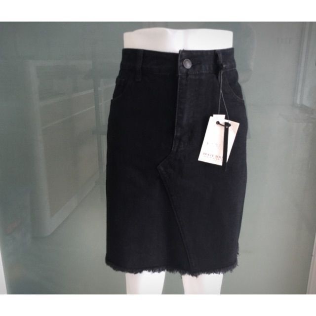black denim skirt cheap