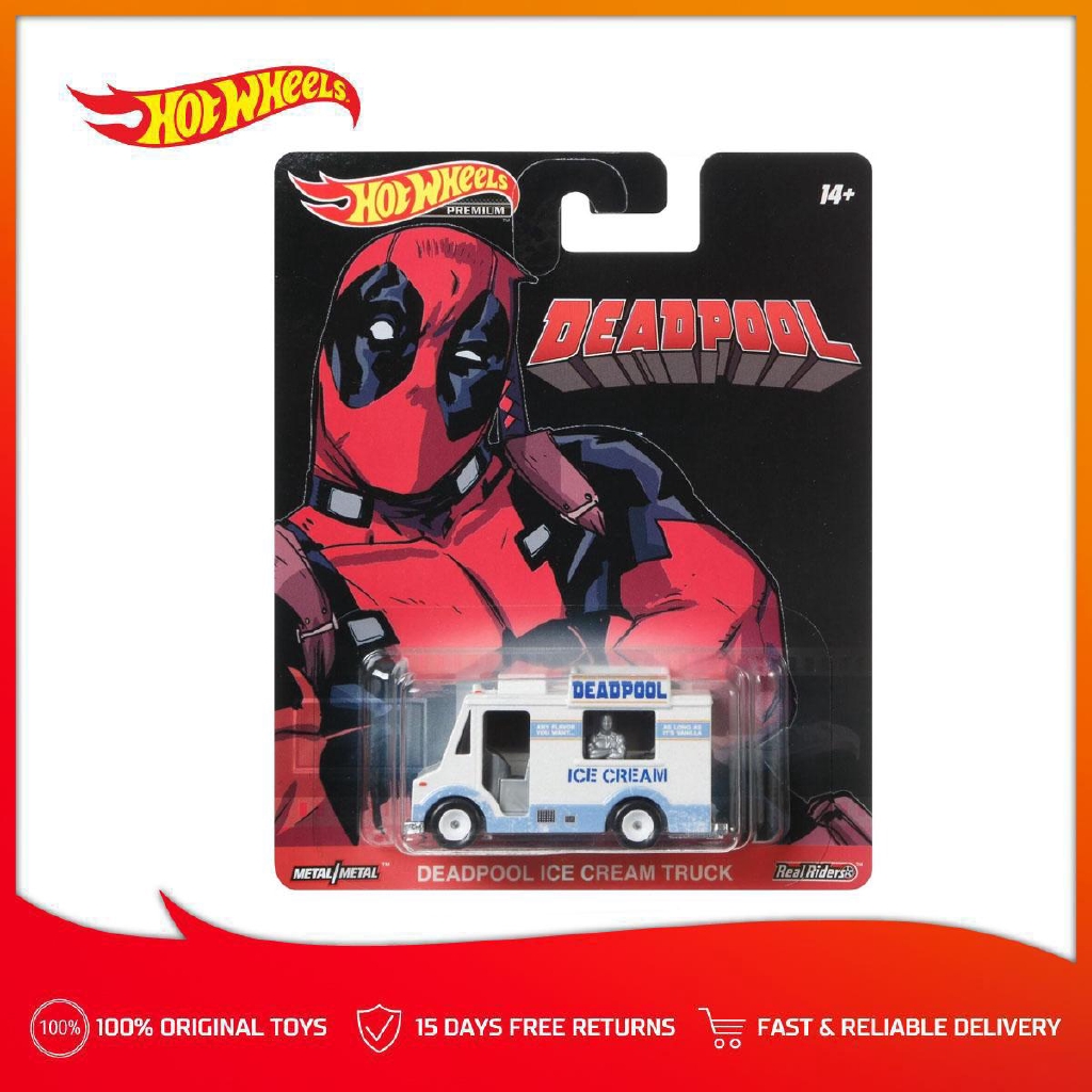 deadpool ice cream truck hot wheels