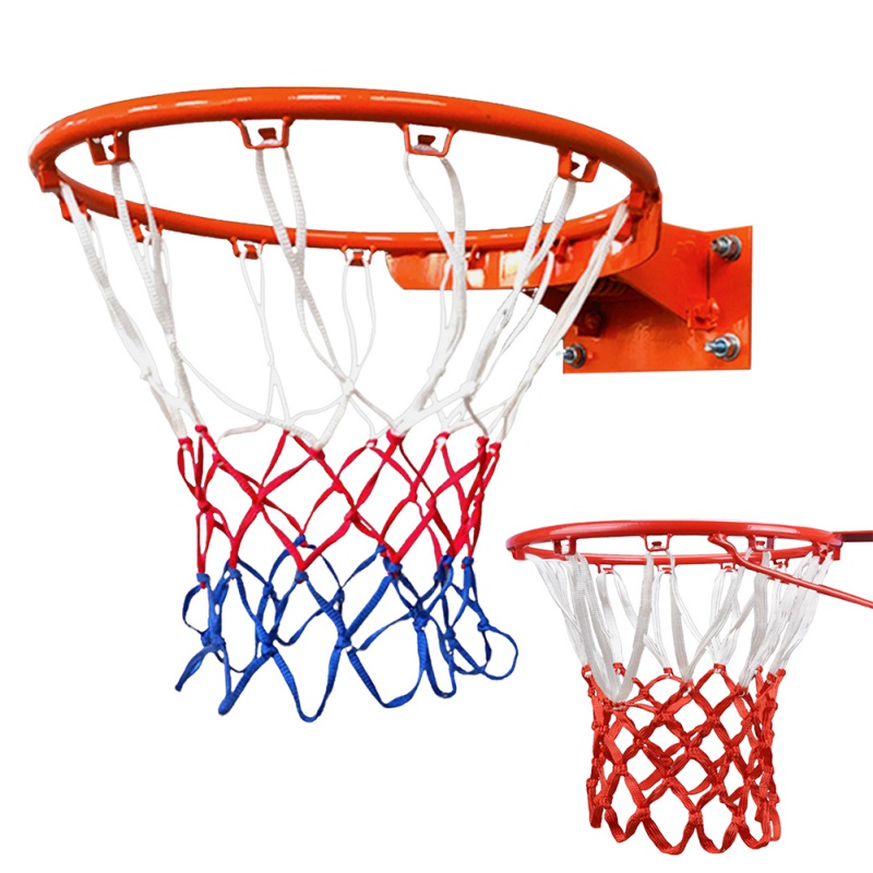 High Quality Durable Standard Size Nylon Thread Sports Basketball Hoop