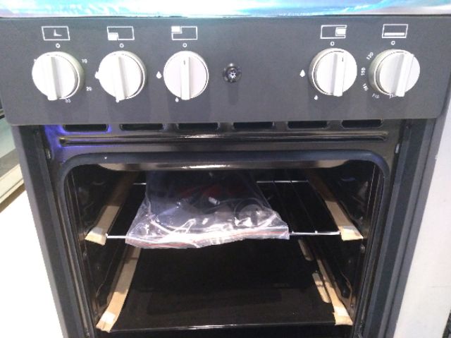 Fujidenzo Gas Range 50cm 3 Gas Burner Gas Oven Matt Black Philipes