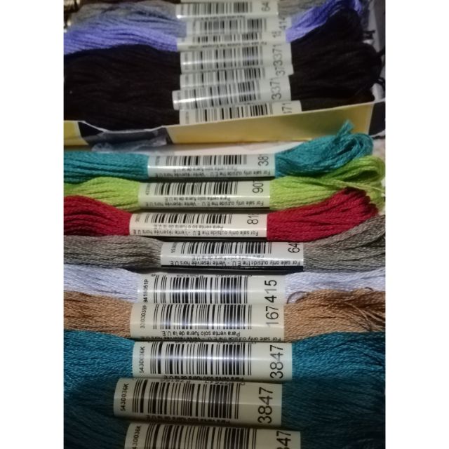 DMC original cross stitch embroidery cotton threads Shopee Philippines
