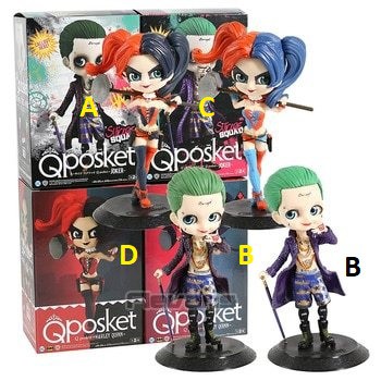 Q Posket Dc Comics Batman Characters Joker Harley Quinn Pvc Figure Suicide Squad Qposket Shopee Philippines