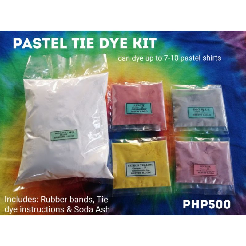 PASTEL TIE DYE KIT / Dharma Fiber Reactive Dyes Shopee Philippines
